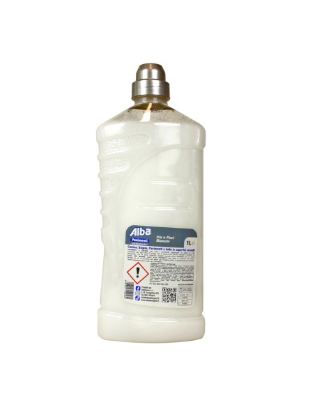 offerta Alba Pavimenti Detersivo Lavapavimenti Fragranza Iris e Fiori Bianchi 1 L