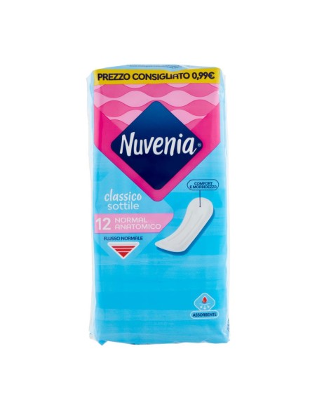 offerta Nuvenia Assorbente Classico Sottile Normal Anatomico Flusso Normale 12 Pz
