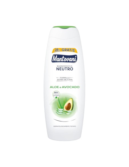 offerta Mantovani Bagnodoccia Neutro Formula Extra Delicata Aloe e Avocado 500 ml