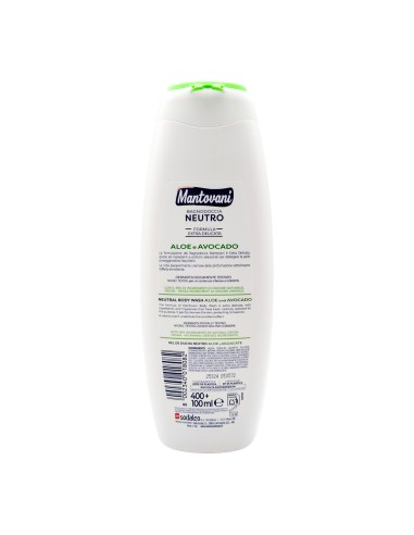 offerta Mantovani Bagnodoccia Neutro Formula Extra Delicata Aloe e Avocado 500 ml