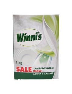 Winni's Sale Marino Lavastoviglie Elimina il Calcare 1 Kg