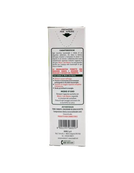offerta Winni's Sale Marino Lavastoviglie Elimina il Calcare 1 Kg