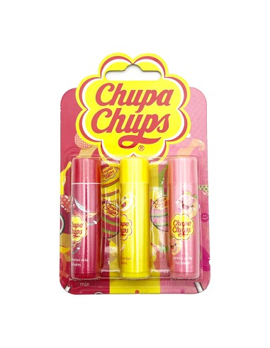offerta Chupa chups Set Regalo Trio Balsamo Labbra 