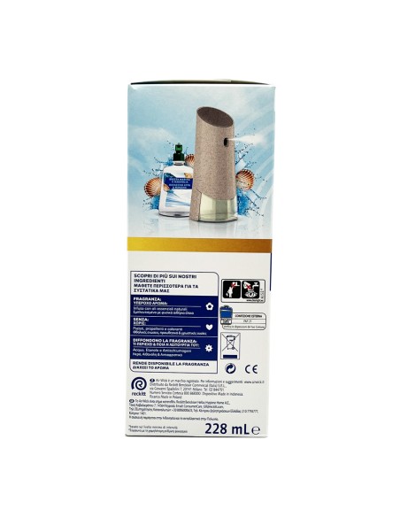 offerta Air Wick Active Fresh Diffusore Automatico Senza Gas con Ricarica Brezza Marina e Magnolia 228 ml