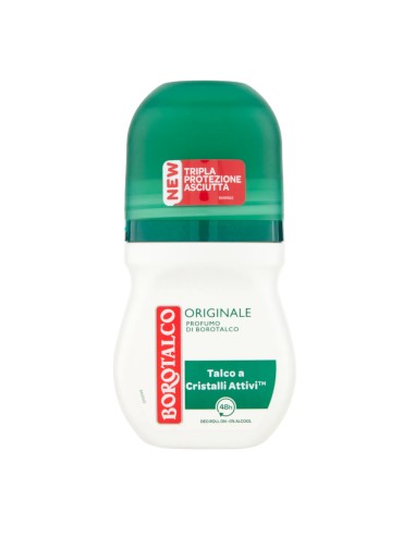offerta Borotalco Originale Deodorante Roll-On Talco a Cristalli Attivi Profumo di Borotalco 50 ml
