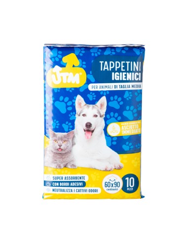 Utm Tappetini Igienici per Animali di Taglia Media 10 Pz