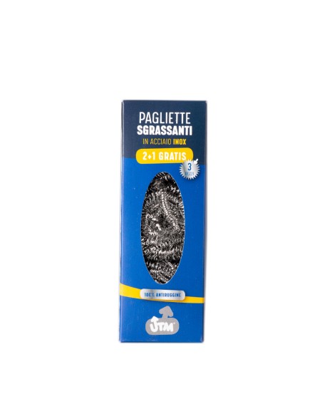 offerta Utm Pagliette Sgrassanti In Acciaio Inox