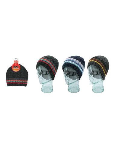 offerta Heat Machine Cappello Foderato in Pile Motivo a Righe
