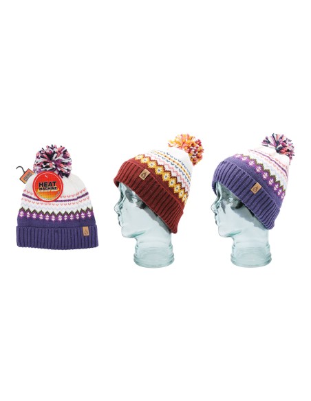 offerta Heat Machine Cappello Motivo Nordico Foderato in Sherpa