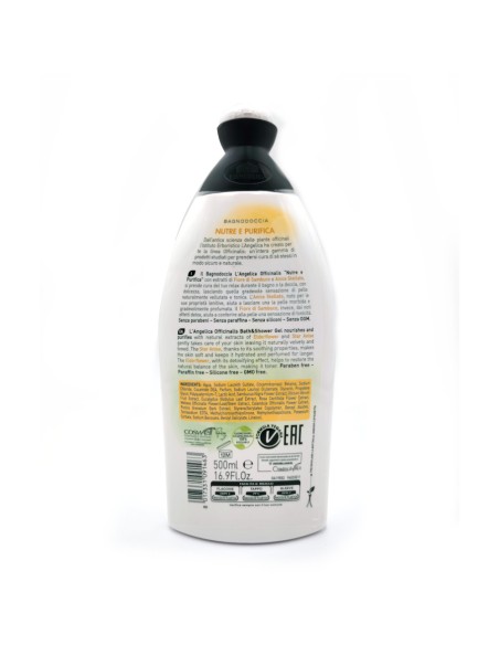 offerta L'Angelica Officinalis Bagnodoccia Fiore di Sambuco e Anice Stellato Nutre e Purifica 500 ml