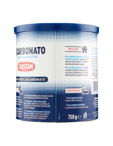 offerta Crastan Bicarbonato di Sodio Purissimo 750 g