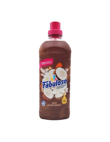 offerta Fabuloso Ammorbidente Profumoso Fragranza Cocco e Fiori Bianchi 1 L