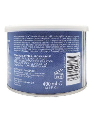 offerta Kristal Cera Depilatoria Liposolubile Azzurra al Talco 400 ml