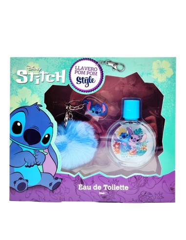 offerta Stitch Set Regalo con Portachiavi Pom Pom e Eau de Toilette 50 ml 