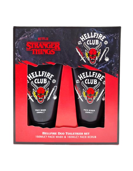 offerta Stranger Things Set Regalo Detergente e Scrub Viso 2x150 ml