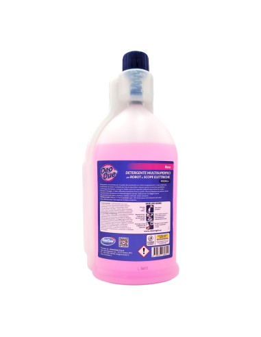 offerta Deo Due Detergente Multisuperficie per Robot e Scope Elettriche Fragranza Rosa 900 ml