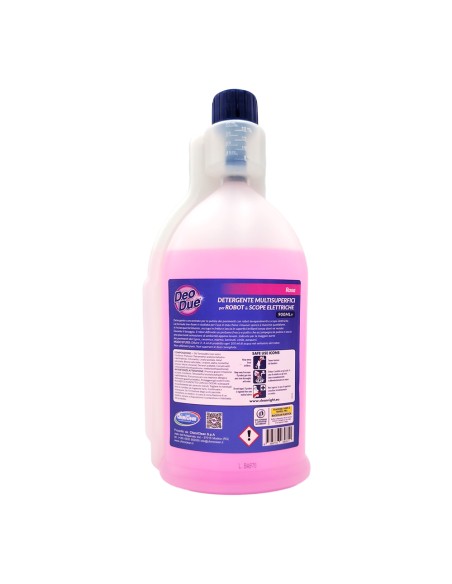 offerta Deo Due Detergente Multisuperficie per Robot e Scope Elettriche Fragranza Rosa 900 ml