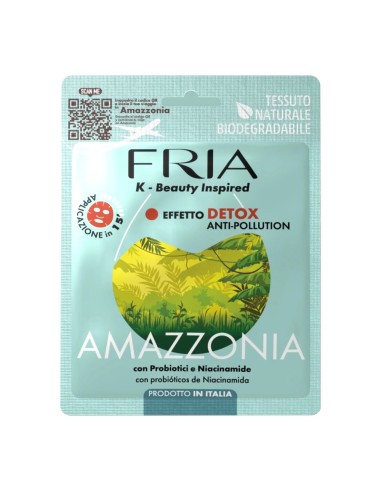 offerta Fria K-Beauty Inspired Amazzonia Maschera Viso Detox Anti-Pollution Monodose