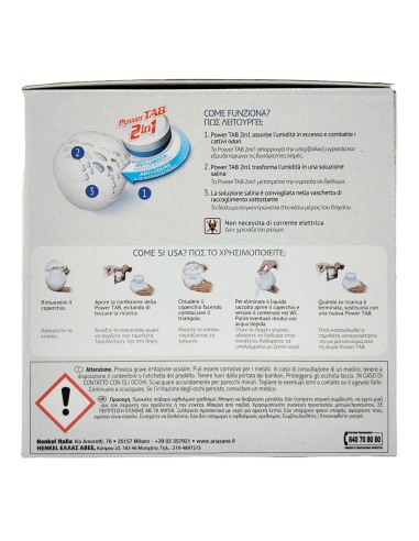 offerta Ariasana Perla Kit con Ricarica in Tab Assorbiumidità 2in1 Anti-Umidità e Anti-Odore