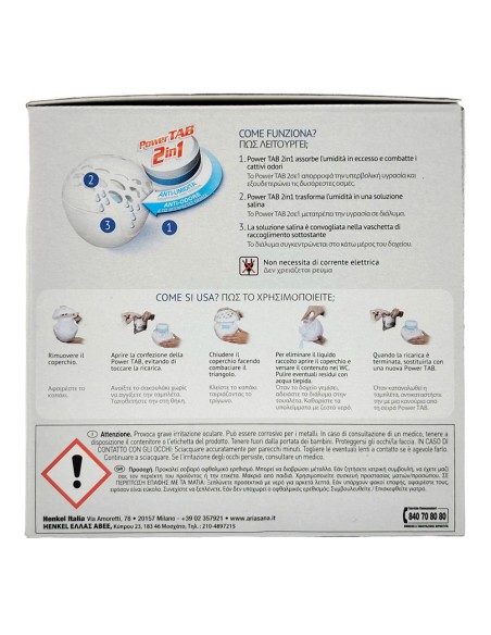 offerta Ariasana Perla Kit con Ricarica in Tab Assorbiumidità 2in1 Anti-Umidità e Anti-Odore