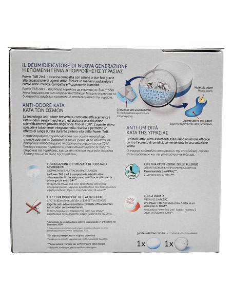 offerta Ariasana Perla Kit con Ricarica in Tab Assorbiumidità 2in1 Anti-Umidità e Anti-Odore