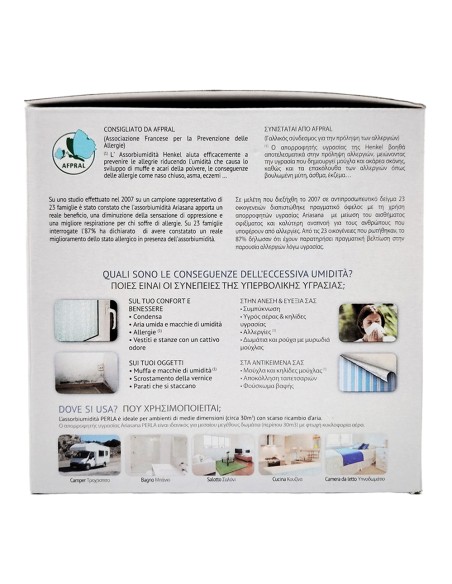 offerta Ariasana Perla Kit con Ricarica in Tab Assorbiumidità 2in1 Anti-Umidità e Anti-Odore