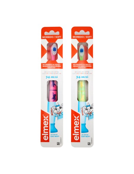 offerta Elmex Spazzolino Setole Morbide Bambini 3-6 Anni 1 Pz