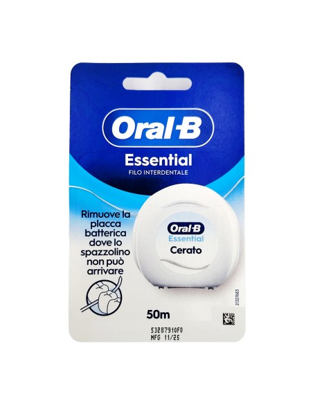 offerta Oral B Essential FIlo Interdentale Cerato 50 M