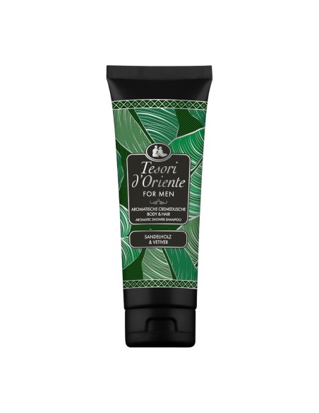 offerta Tesori d'Oriente For Men Doccia Shampoo Aromatico Fragranza Sandalo e Vetiver 250 ml