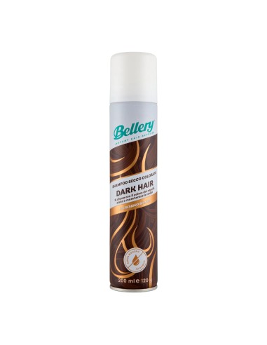 offerta Bellery Shampoo Secco Colorato Dark Hair No Residuo Bianco 200 ml