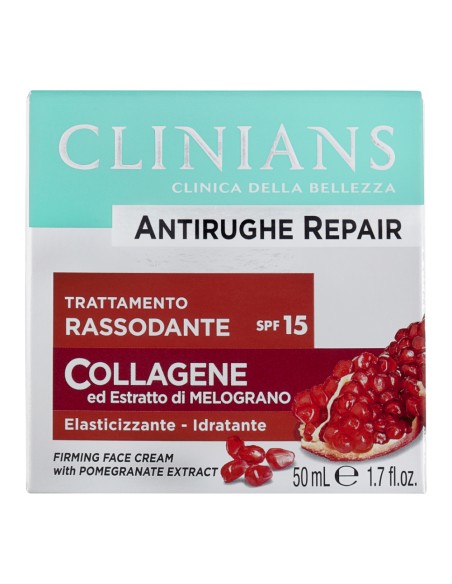 offerta Clinians Antirughe Repair Crema Viso Trattamento Rassodante SPF 15 50 ml