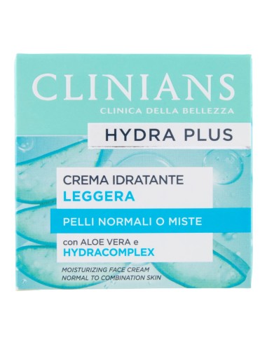 offerta Clinians Hydra Plus Crema Idratante Leggera per Pelli Normali o Miste 50 ml