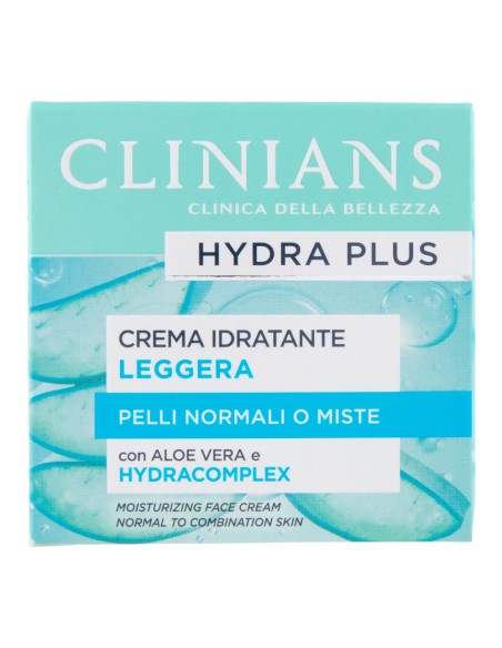 offerta Clinians Hydra Plus Crema Idratante Leggera per Pelli Normali o Miste 50 ml