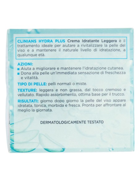 offerta Clinians Hydra Plus Crema Idratante Leggera per Pelli Normali o Miste 50 ml