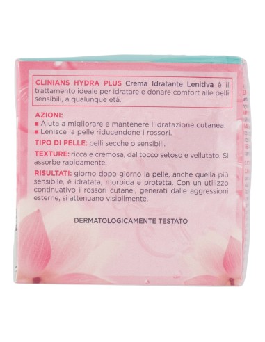 offerta Clinians Hydra Plus Crema Idratante Lenitiva per Pelli Secche o Sensibili 50 ml