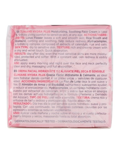 offerta Clinians Hydra Plus Crema Idratante Lenitiva per Pelli Secche o Sensibili 50 ml