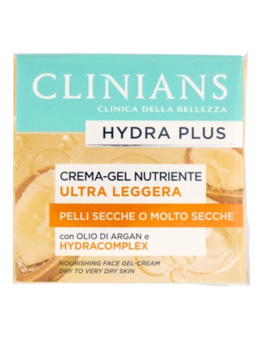 offerta Clinians Hydra Plus Crema Gel Nutriente Ultra Leggera Pelli Secche o Molto Secche 50 ml