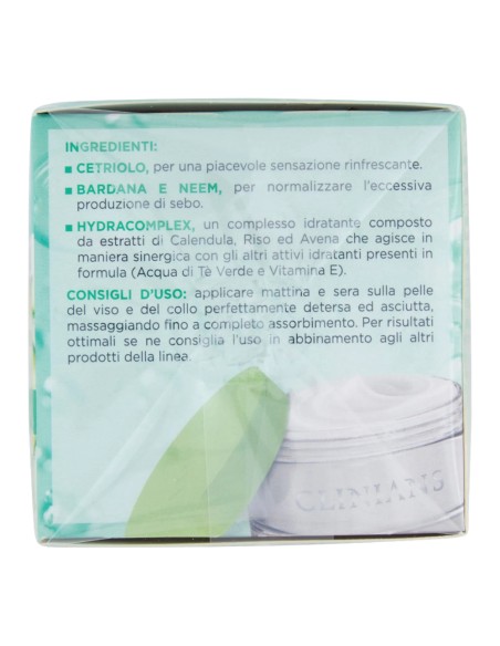 offerta Clinians Hydra Plus Crema Gel Idratante Opacizzante Pelli Miste o Grasse 50 ml
