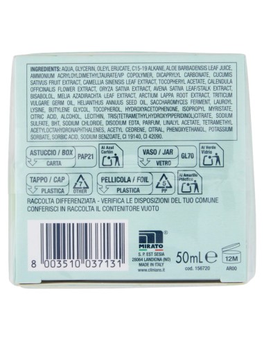 offerta Clinians Hydra Plus Crema Gel Idratante Opacizzante Pelli Miste o Grasse 50 ml