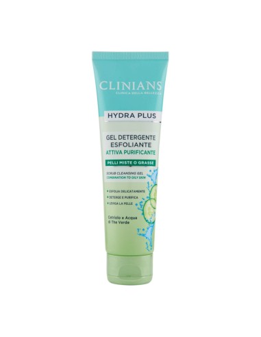 offerta Clinians Hydra Plus Gel Detergente Esfoliante per Pelli Miste o Grasse 150 ml