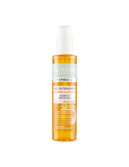 offerta Clinians Detergente Viso 2in1 Gel e Maschera Illuminante con Vitamina C 150 ml