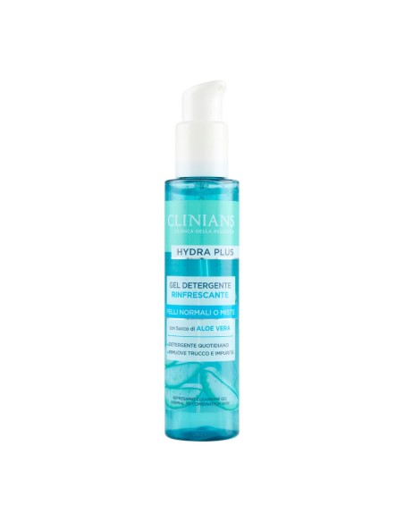 offerta Clinians Hydra Plus Gel Detergente Rinfrescante con Succo di Aloe Vera 150 ml