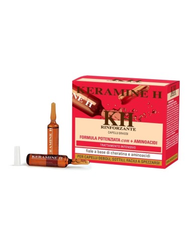 offerta Keramine H Fiale Rinforzanti Trattamento Intensivo per Capelli Grassi 10 Pz