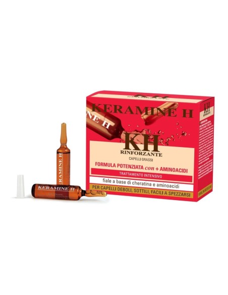offerta Keramine H Fiale Rinforzanti Trattamento Intensivo per Capelli Grassi 10 Pz