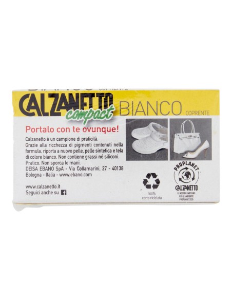offerta Calzanetto Compact Spugna Autolucitante Bianco Coprente 1 Pz