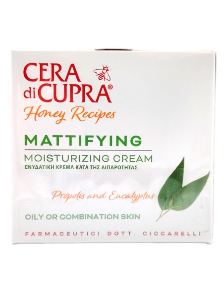 offerta Cera di Cupra Ricette di Miele Crema Idratante Opacizzante Pelli Miste o Grasse 50 ml