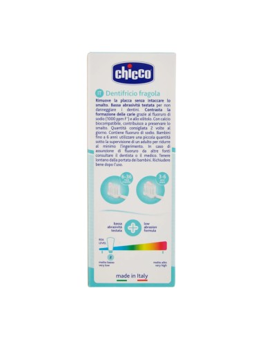 offerta Chicco Dentifricio Bambini 1-5 Anni Gusto Fragola 50 ml