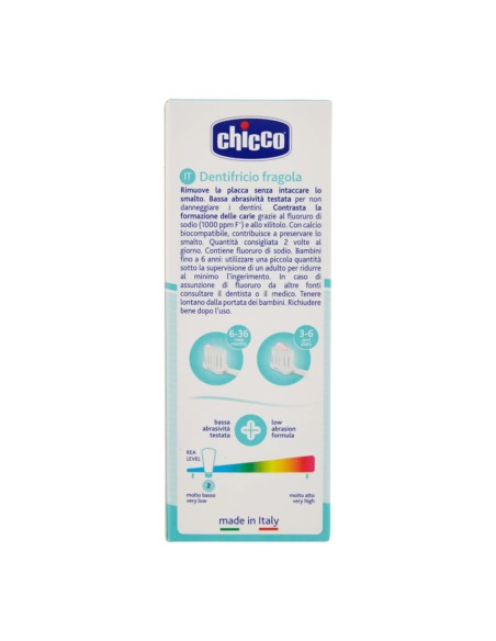 offerta Chicco Dentifricio Bambini 1-5 Anni Gusto Fragola 50 ml