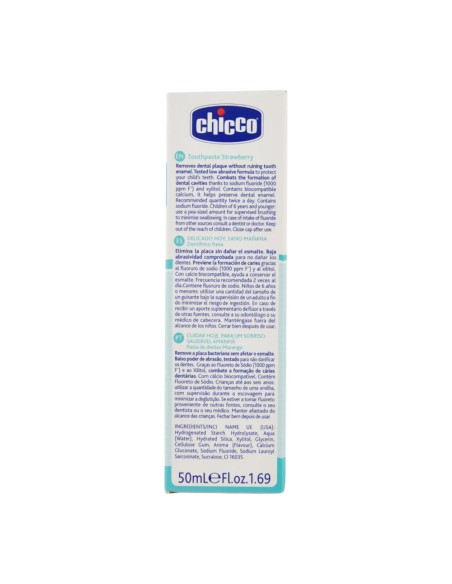 offerta Chicco Dentifricio Bambini 1-5 Anni Gusto Fragola 50 ml