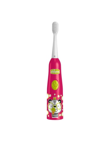offerta Chicco Spazzolino Elettrico Orso Bambini 3 Anni Setole Effetto Piuma Colore Rosso
